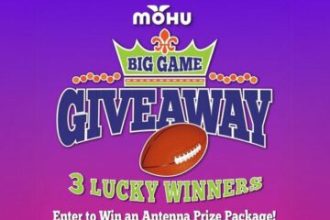 Mohu Big Game LIX 2025 Giveaway