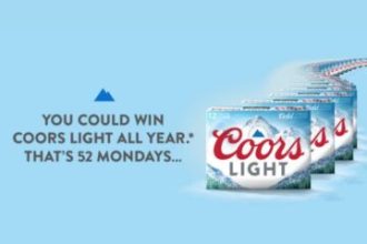 Coors Light Beer for a Year Sweepstakes